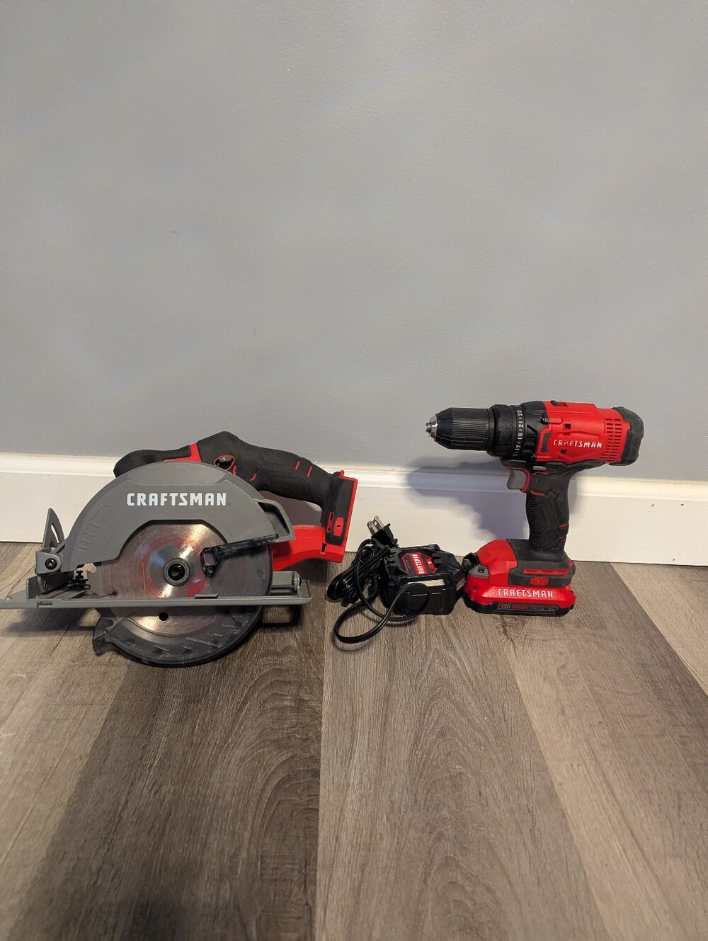 Craftsman Black and Red Battery Charger - Compact Power Adapter